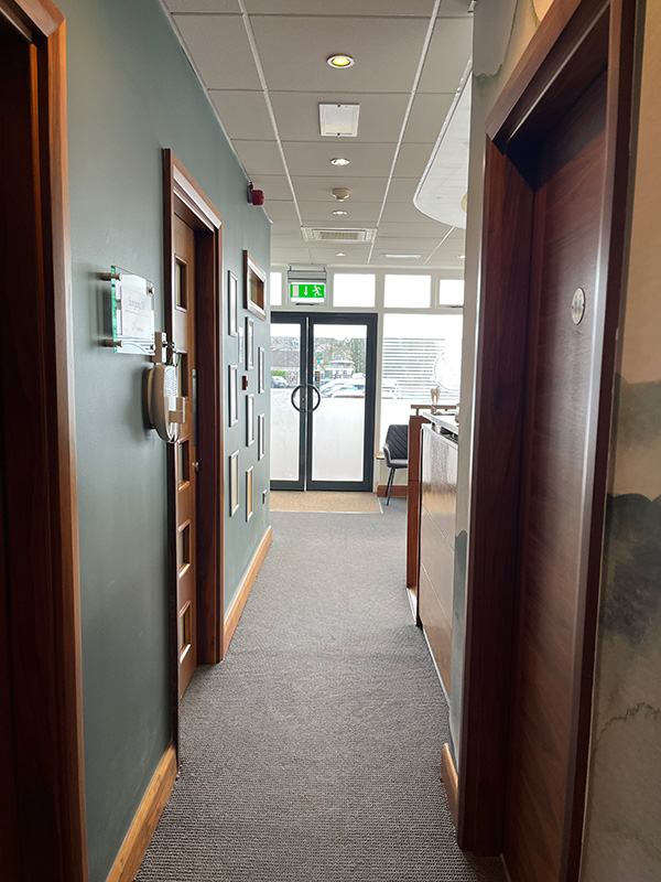 Entrance Hallway at Corabbey Dental